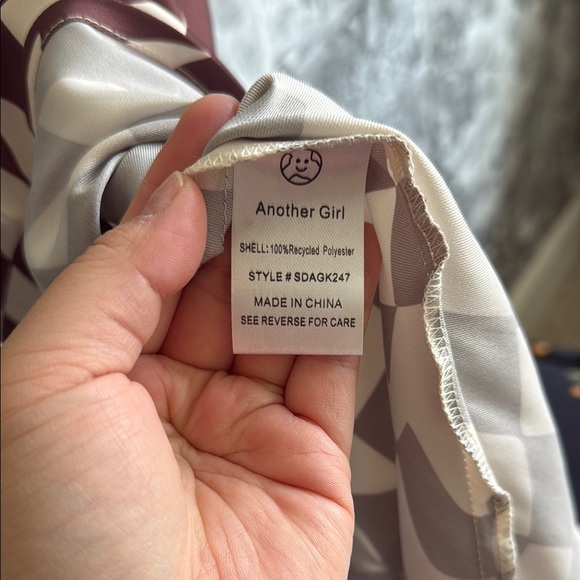 Another Girl Drawstring Halter Midi Slip Dress - Picture 2 of 7